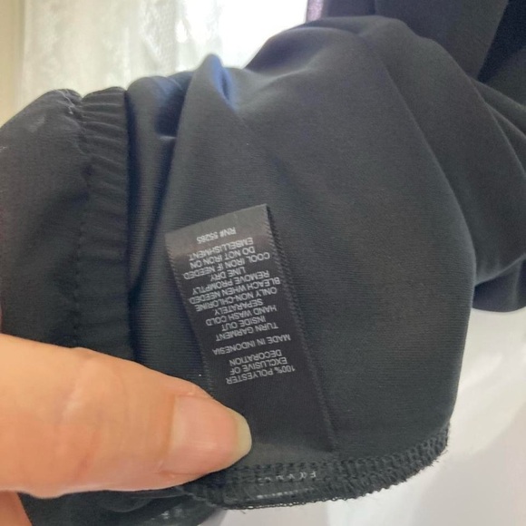 Express Elegant Black Halter Top with Beaded Neckline S - Picture 6 of 6